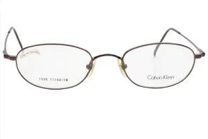 Vintage Calvin Klein CK517 090 Sun Clip On Titanium Japan Eyeglasses