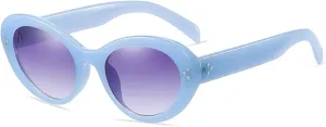 Vintage Cat Eye Sunglasses for Women Fashion Female Rivet Uv400