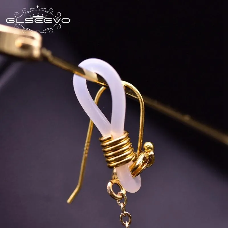 Vintage Handmade White Pearl Eyeglasses Chain - Natural Pearl Accessory