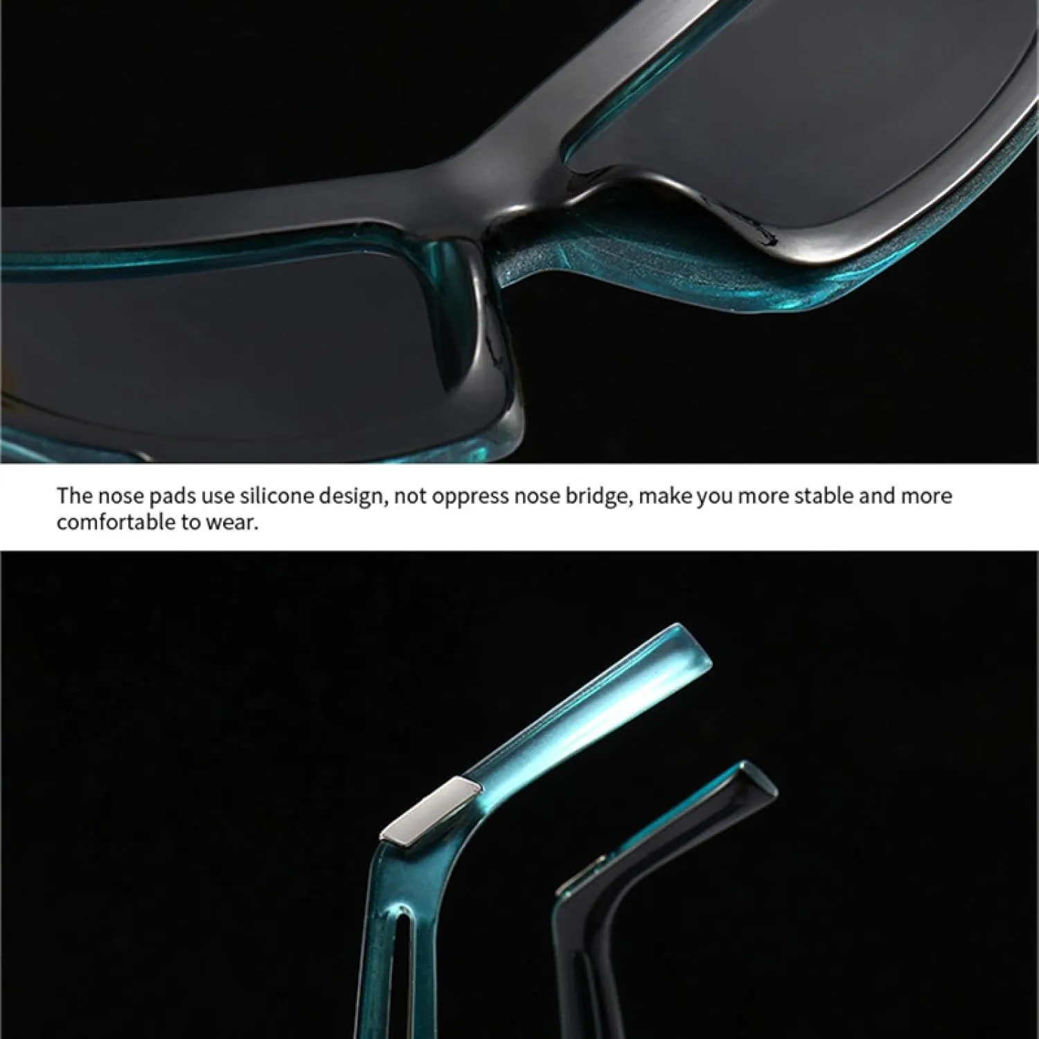 Vintage Irregular Cat Eye Women Luxury Sunglasses Fashion Unique Hollow Legs Men Uv400