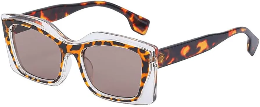 Vintage Large Frame Cat Eye Sunglasses Women Shades Sun Glasses Female