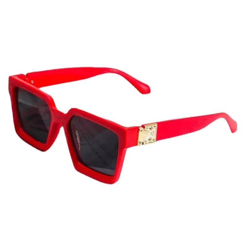 Vintage Large Frame Square Sunglasses UV400 Fashion Eyewear