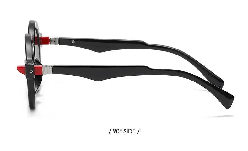 Vintage Luxury Gradient Anti-UV Round Sunglasses for Men and Women