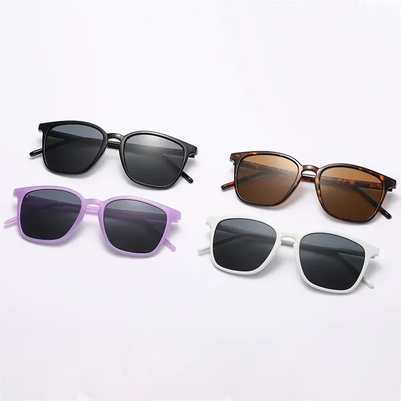 Vintage Square Sunglasses Mirror Retro Shades for Women