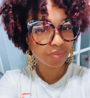 Vivian Oversized Floral Cat Eye Glasses