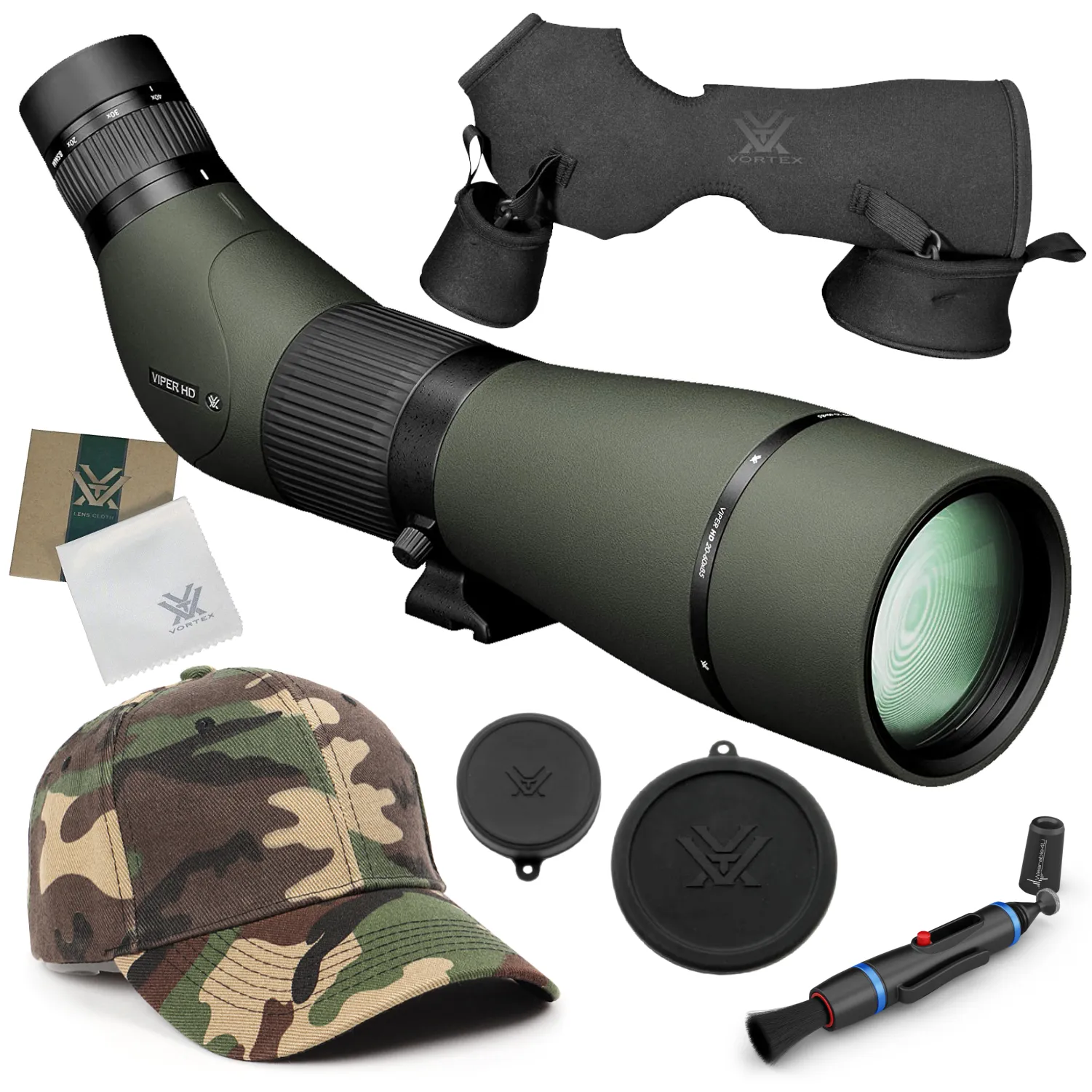 Vortex Optics Viper HD 20-60x85 Angled Spotting Scope (V502)