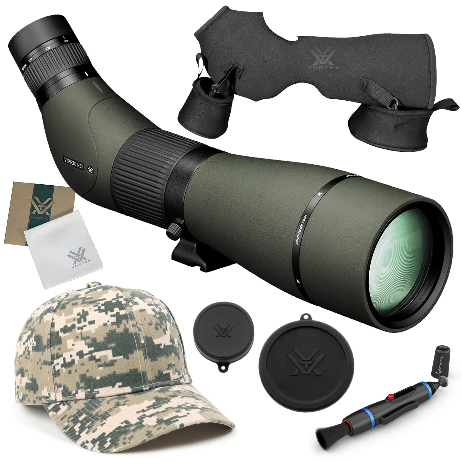 Vortex Optics Viper HD 20-60x85 Angled Spotting Scope (V502)
