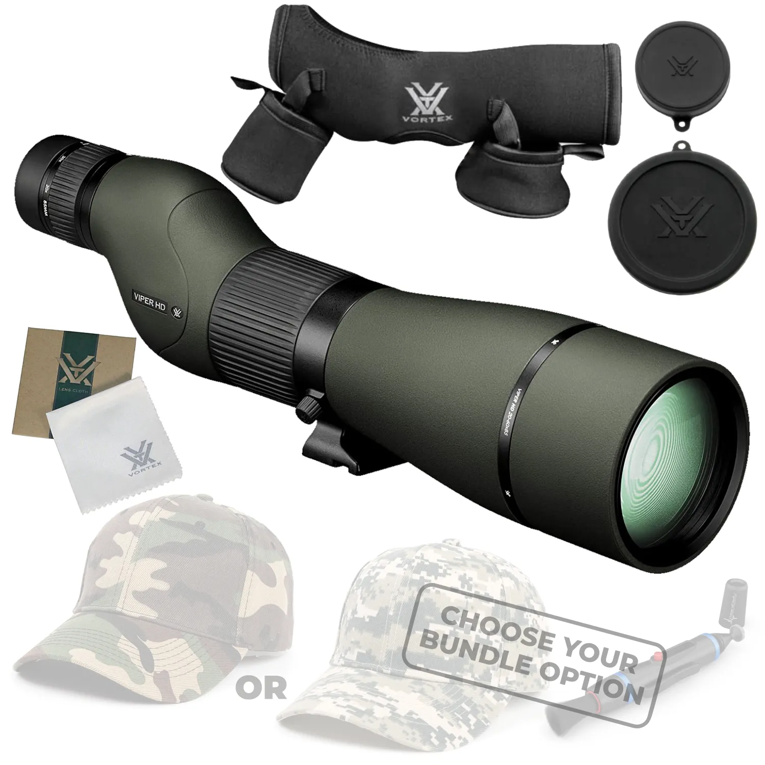 Vortex Optics Viper HD 20-60x85 Straight Spotting Scope (V503)