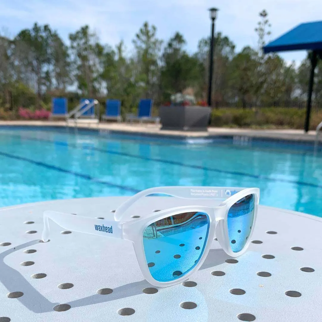 WAHOO BLUE / Recycled Plastic Sunglasses