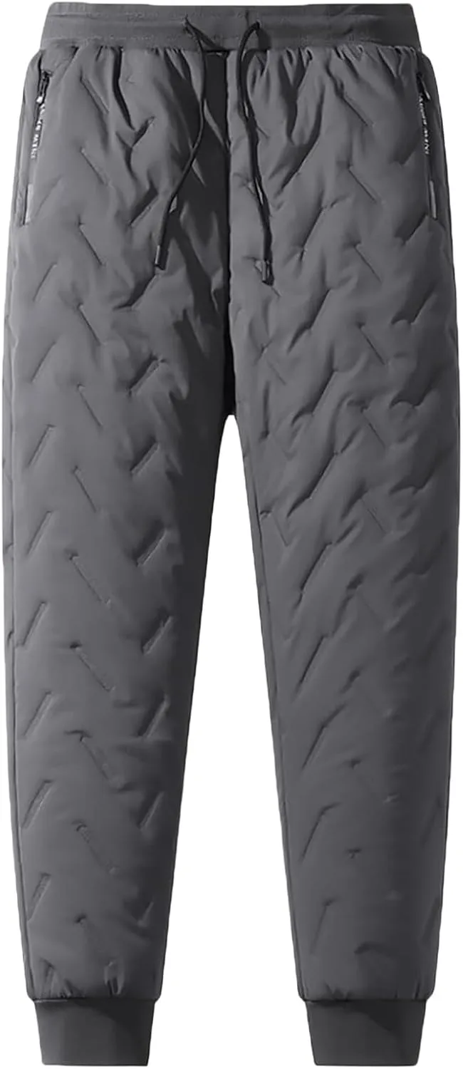 Waterproof Fleece Lined Snow Pants for Men with Jolly Snow Pants Fleeceactive Lambswool Joggers for Outdoor Activities