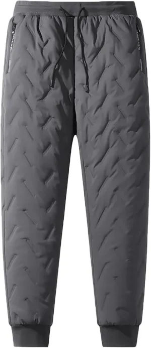 Waterproof Fleece Lined Snow Pants for Men with Jolly Snow Pants Fleeceactive Lambswool Joggers for Outdoor Activities