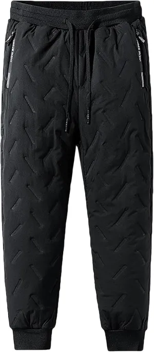 Waterproof Fleece Lined Snow Pants for Men with Jolly Snow Pants Fleeceactive Lambswool Joggers for Outdoor Activities