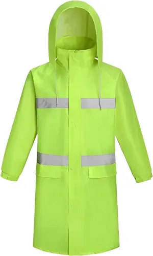 Waterproof Rain Ponchos for Women/Men Lightweight Reusable Hiking Hooded Coat Jacket for Outdoor Activities