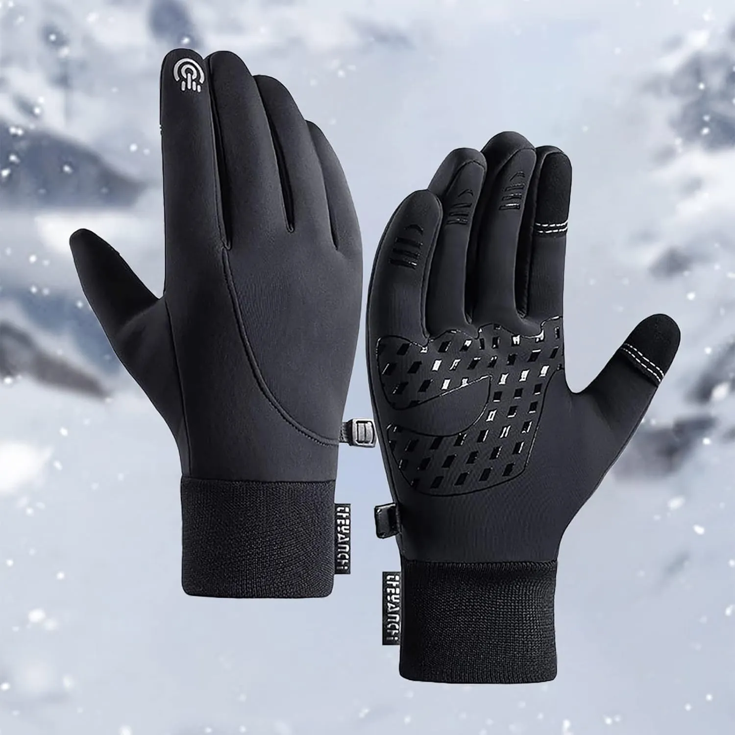 Waterproof Winter Gloves for Men & Women Layer Thermal Windproof Thermal Snow Gloves Snow Gloves for Cold Weather