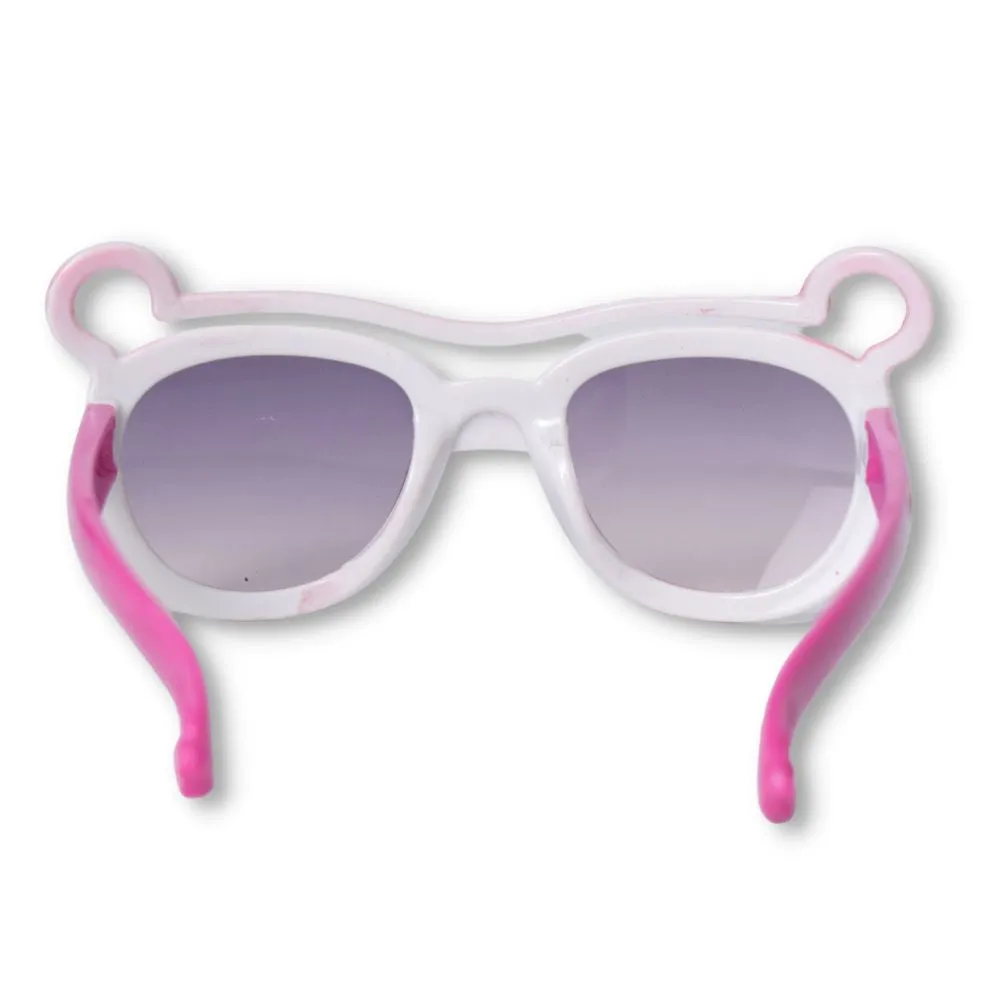 White Cute Cat Design Kids Sunglasses