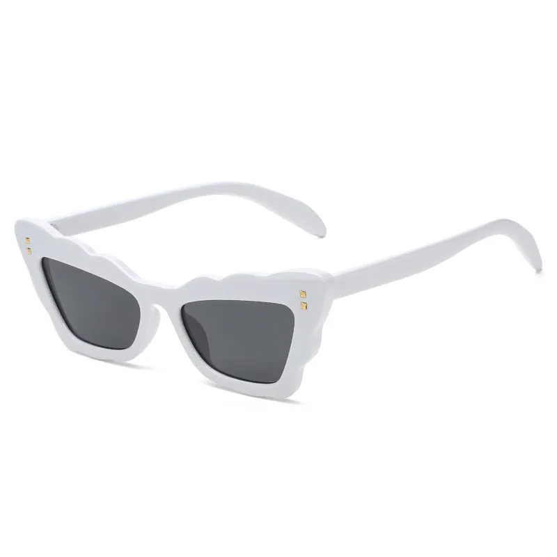 Wholesale Cat Eye UV Protection PU Sunglasses