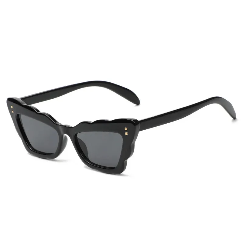 Wholesale Cat Eye UV Protection PU Sunglasses