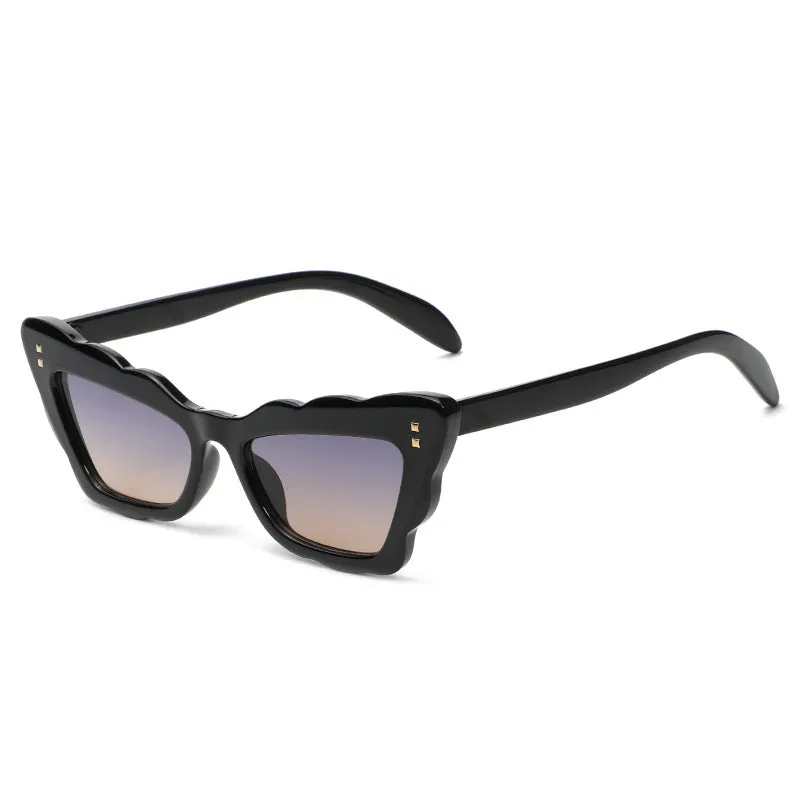 Wholesale Cat Eye UV Protection PU Sunglasses