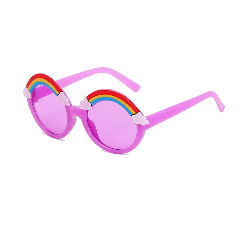 Wholesale PC UV Protection Rainbow Kids Sunglasses