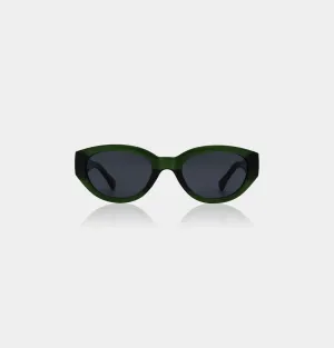 Winnie Sunglasses - Dark Green Transparent