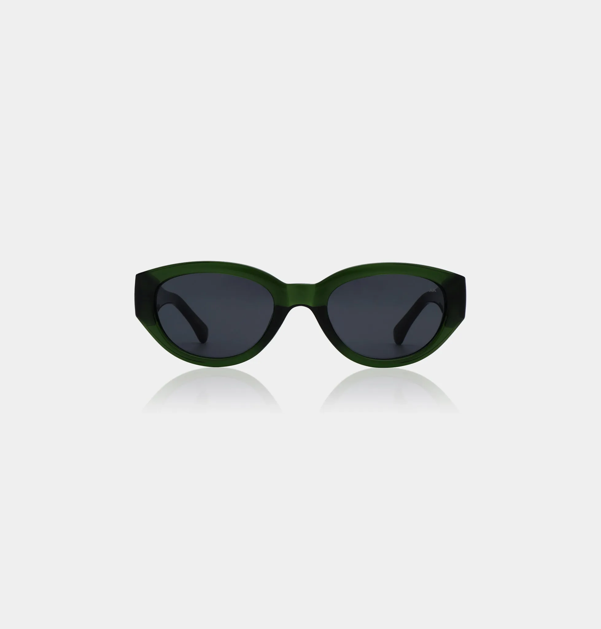 Winnie Sunglasses - Dark Green Transparent
