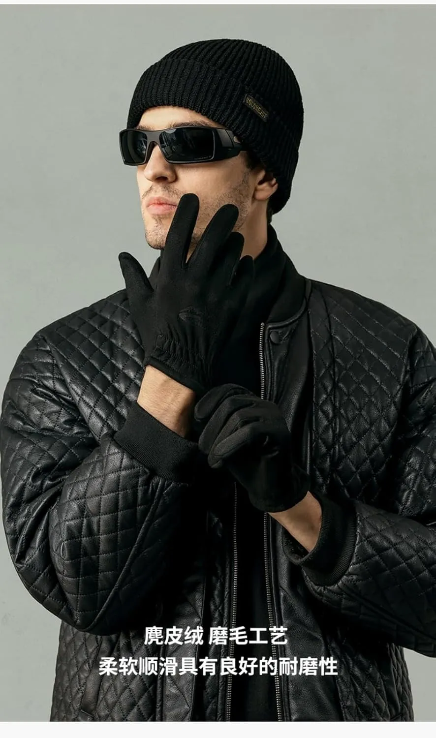 Winter Gloves Touch Screen Texting Cold Weather Warm Windproof Thermal for Men Running Cycling Driving Hiking Skiing