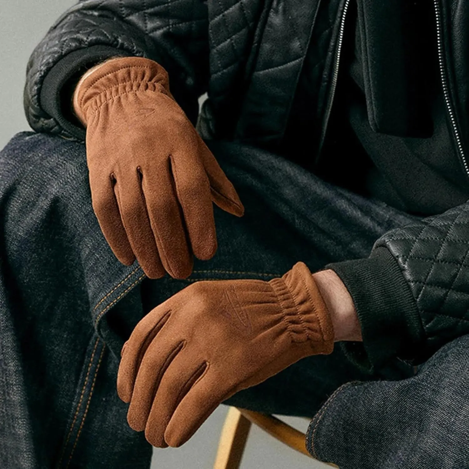 Winter Gloves Touch Screen Texting Cold Weather Warm Windproof Thermal for Men Running Cycling Driving Hiking Skiing