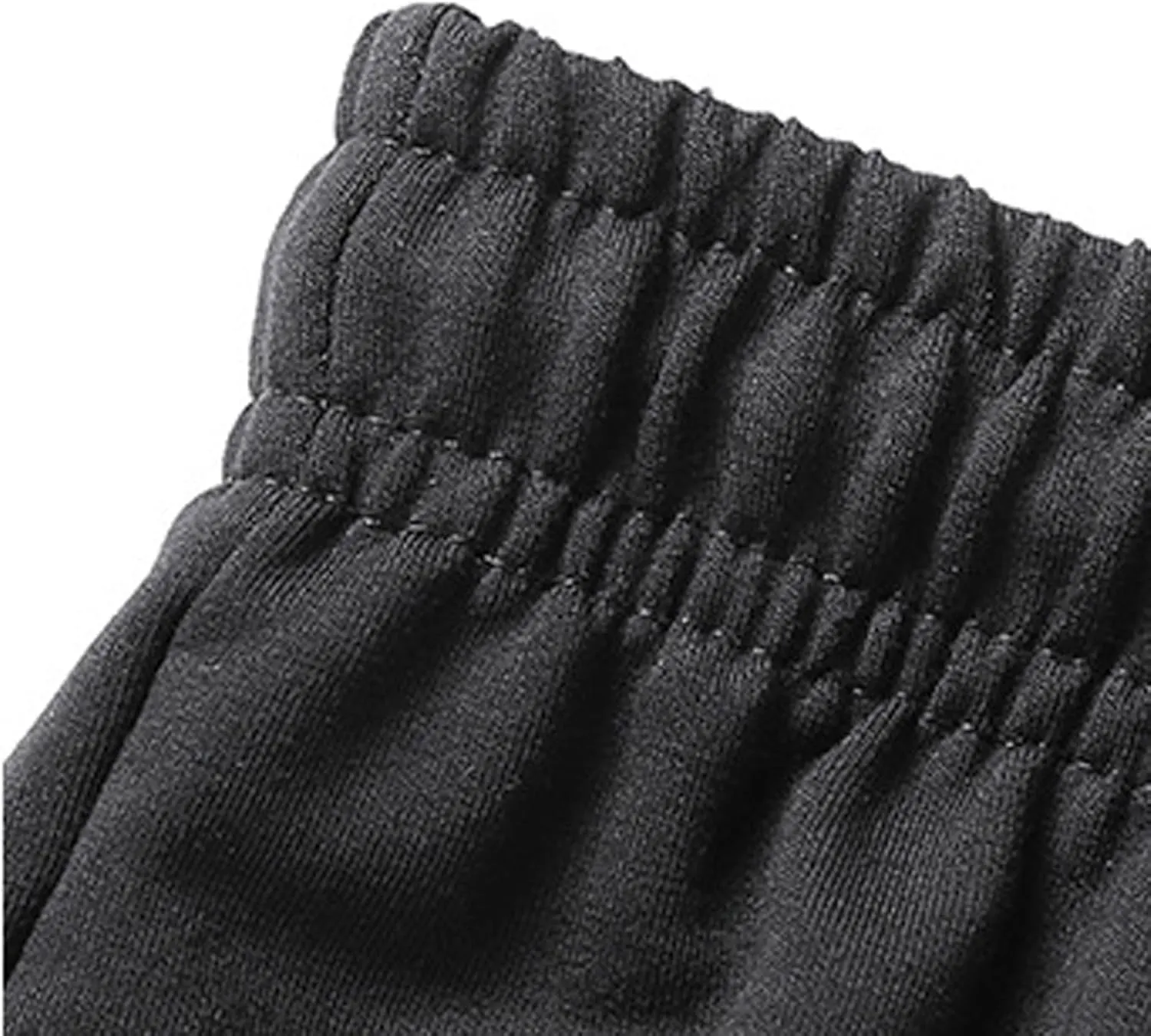 Winter Sweatpants for Men Sherpa Lined Drawstring Pants Trousers Fleece Flannel Workout Athletic Running Joggers