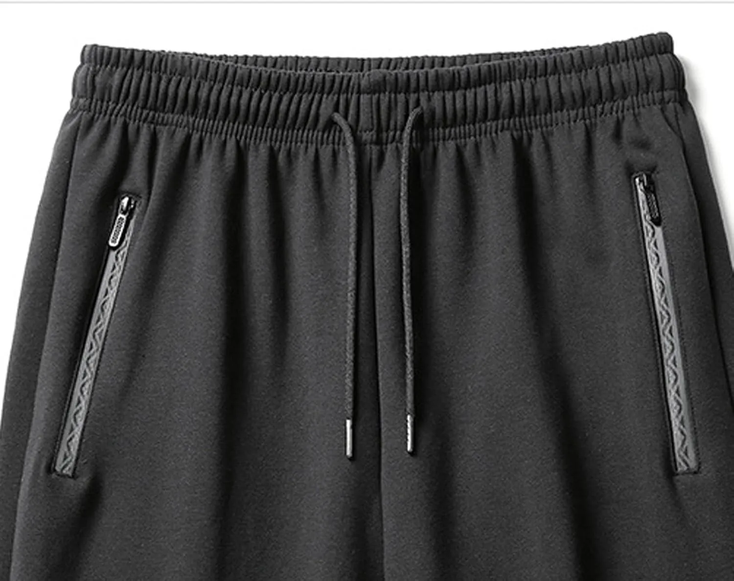 Winter Sweatpants for Men Sherpa Lined Drawstring Pants Trousers Fleece Flannel Workout Athletic Running Joggers