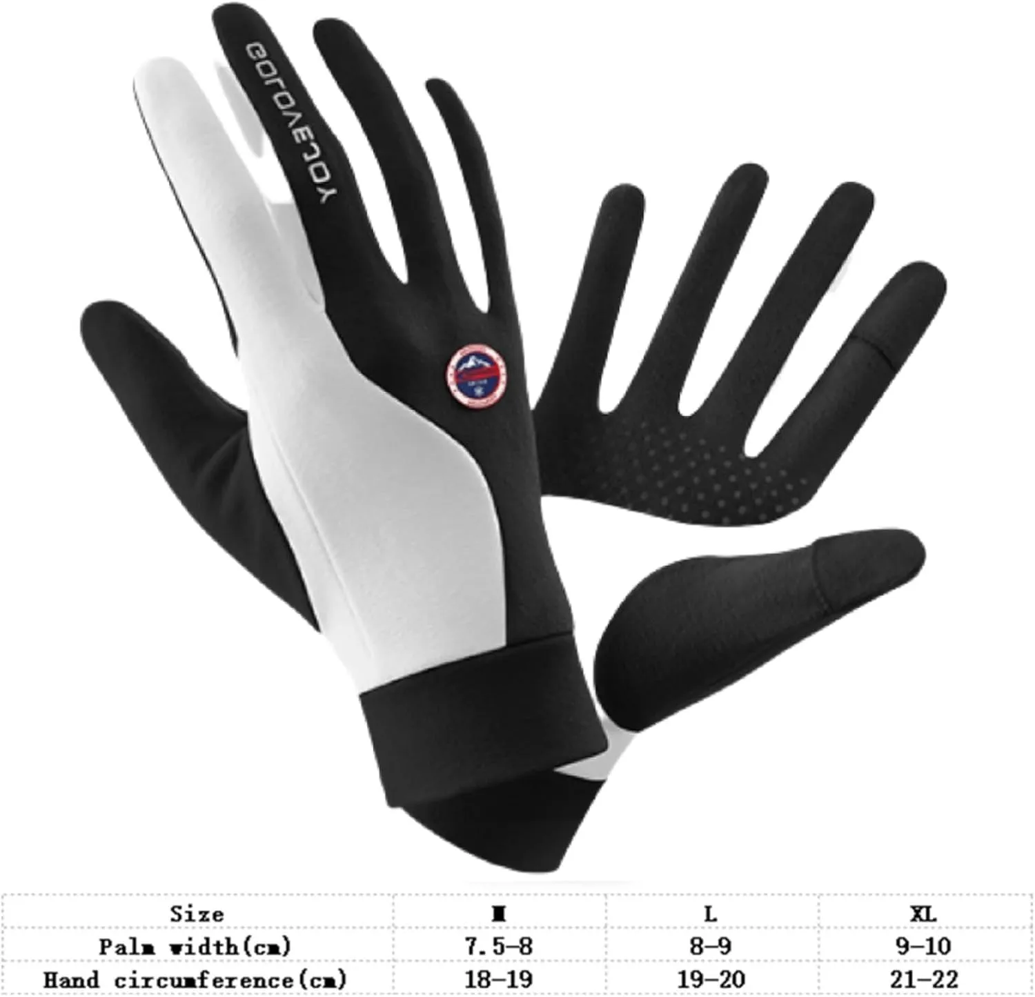 Winter Warm Gloves Touch Screen Ski Gloves Anti Slip Windproof Thermal Gloves for Men Women Running Hiking Cycling