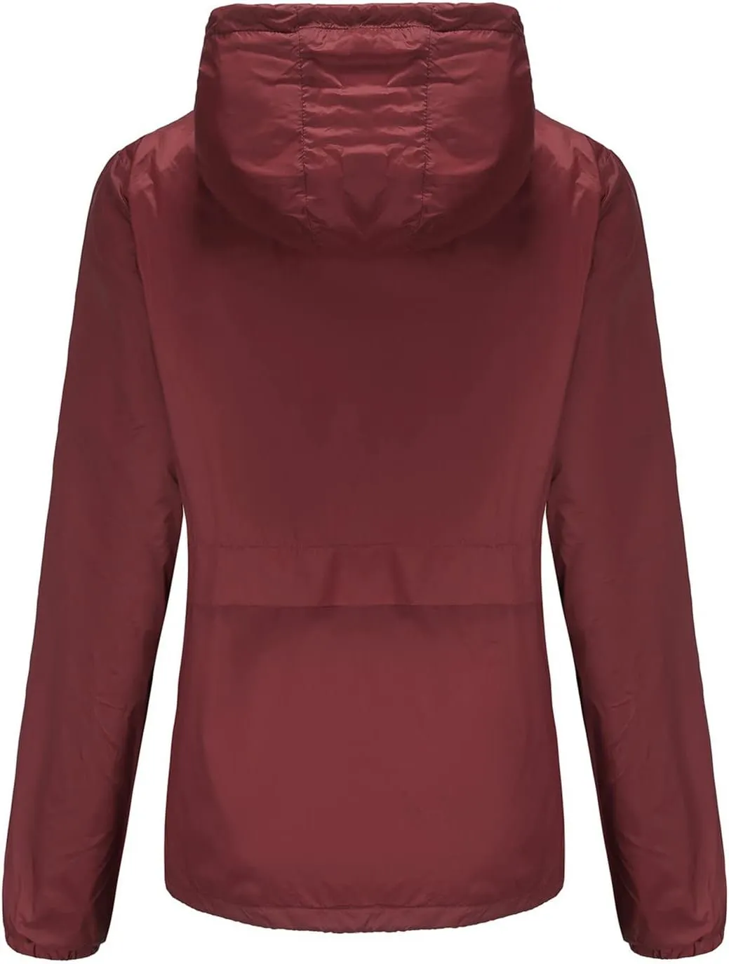 Wkishenl Rain Jacket Women Solid Summer Fall Outdoor Jackets Lightweight Hooded Windproof Trench Coats Zip Raincoat