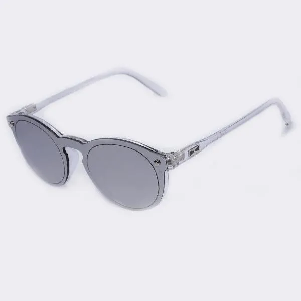 Women Sunglasses Oval Fashion Female Men Retro Reflective Mirror