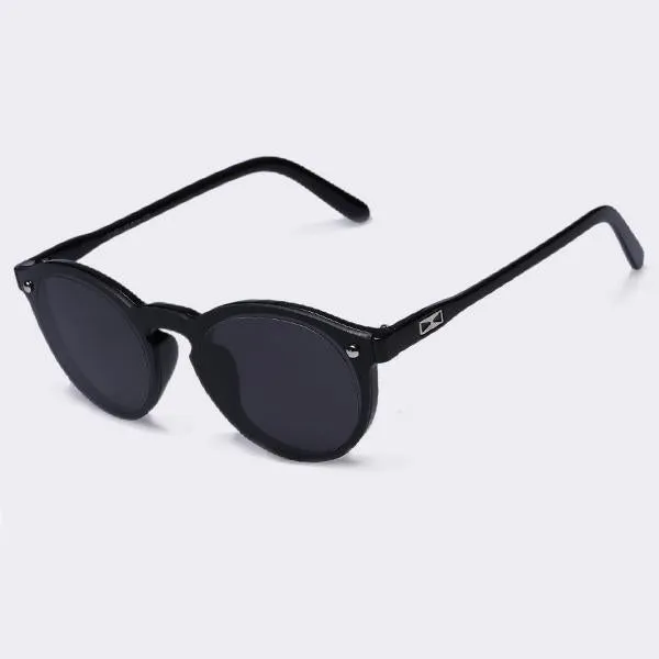 Women Sunglasses Oval Fashion Female Men Retro Reflective Mirror