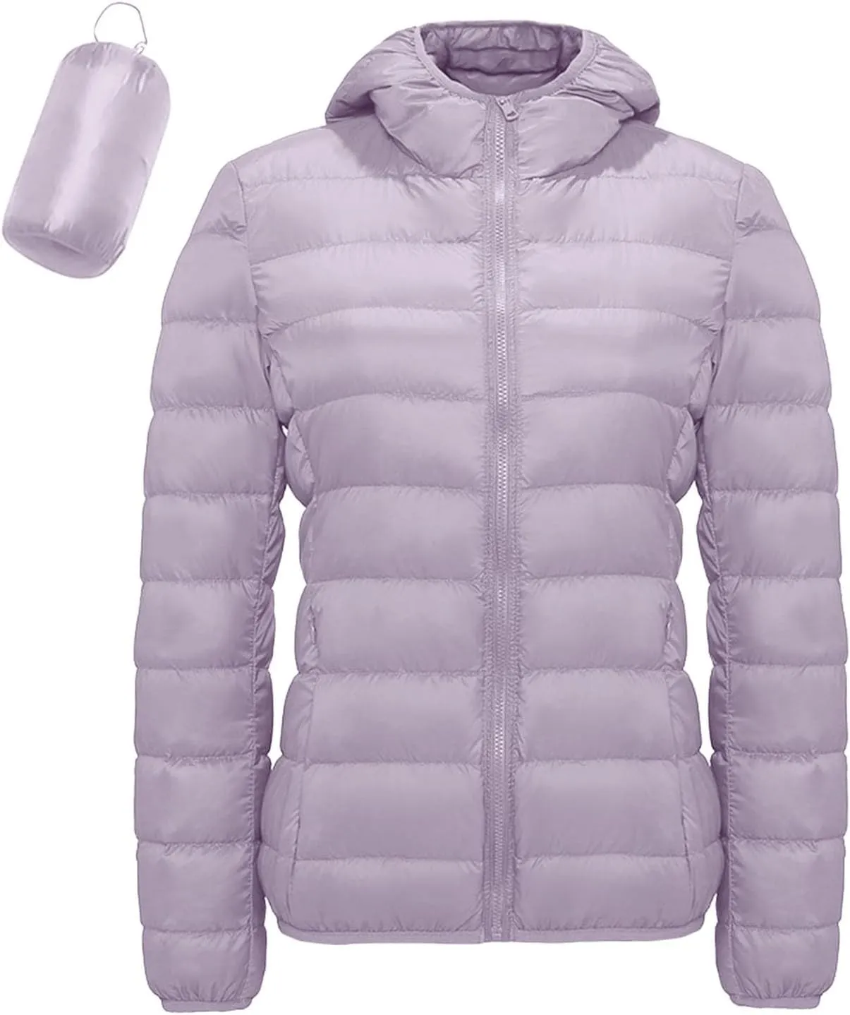 Women Warm Lightweight Hooded Windproof Winter Coat With Recycled Insulation Winter Slim Short Winter Ladies