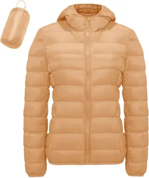 Women Warm Lightweight Hooded Windproof Winter Coat With Recycled Insulation Winter Slim Short Winter Ladies
