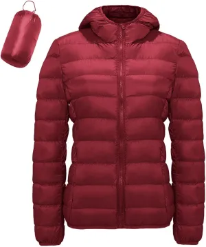Women Warm Lightweight Hooded Windproof Winter Coat With Recycled Insulation Winter Slim Short Winter Ladies
