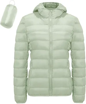 Women Warm Lightweight Hooded Windproof Winter Coat With Recycled Insulation Winter Slim Short Winter Ladies