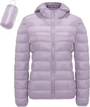 Women Warm Lightweight Hooded Windproof Winter Coat With Recycled Insulation Winter Slim Short Winter Ladies