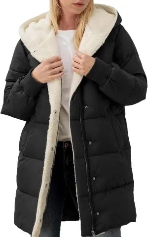Womens 2024 Winter Fashion Clothes Puffer Jacket Lightweight Winter Coat Quilted Puffer Parka Coat Womens Winter