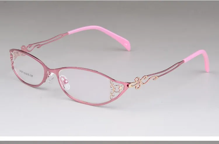 Women's Alloy Frame Full Rim Eyeglasses S8107