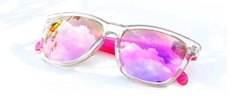 Women's Cute Multi Color Eye Protection Holiday Sunglasses in Plastic