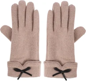 Women's Cycling Gloves Winter Warm Touchscreen Gloves Anti-slip Full-finger Style