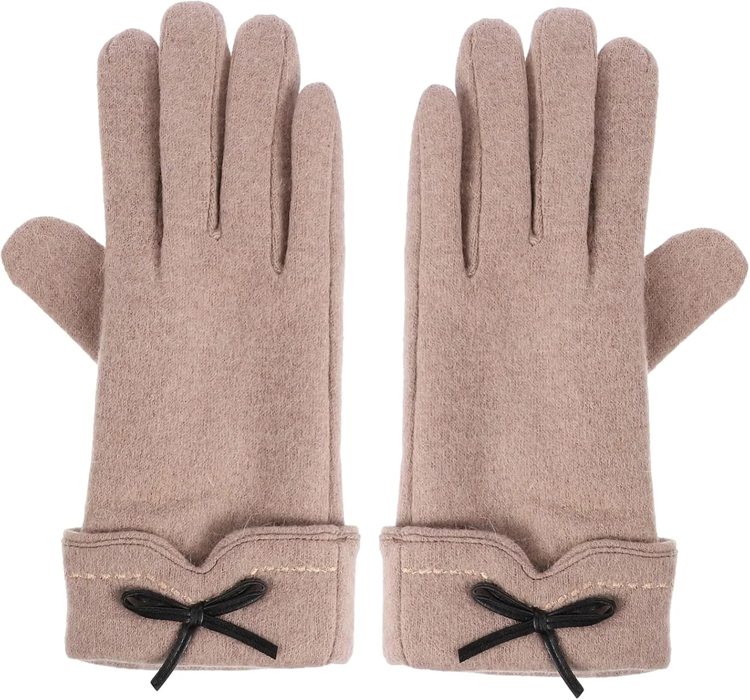 Women's Cycling Gloves Winter Warm Touchscreen Gloves Anti-slip Full-finger Style