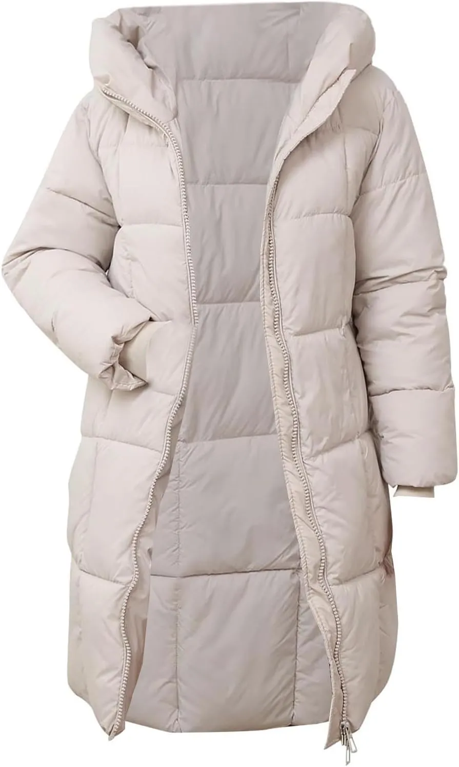 Women's Fall Fashion Winter Trench Coats Quilted Outerwear Winter Jacket Parka Winter Classic Outwear Coats