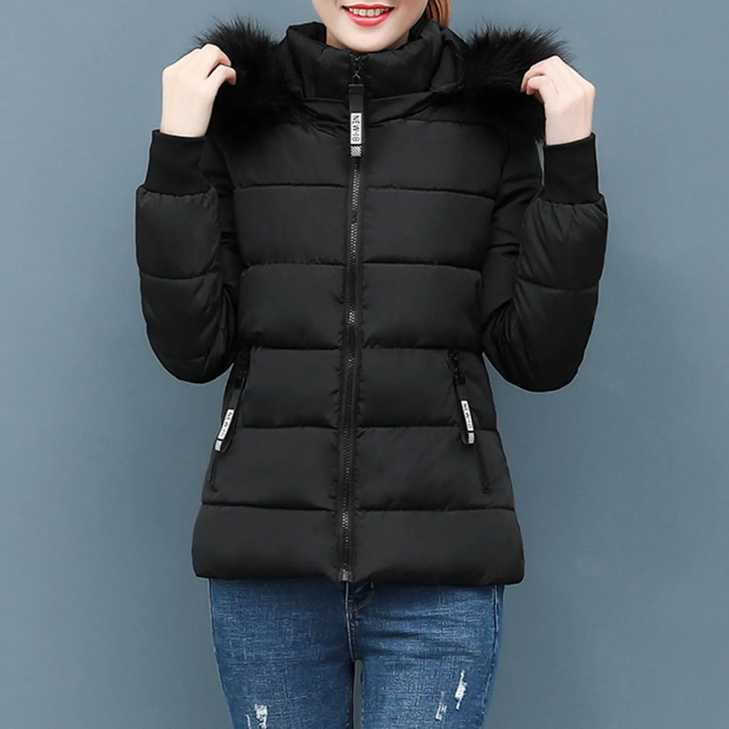 Women's Fall Fashion Winter Trench Coats Quilted Outerwear Winter Jacket Parka Winter Classic Outwear Coats