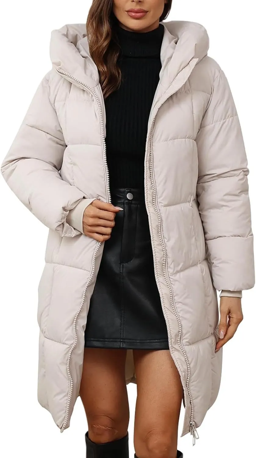 Women's Fall Fashion Winter Trench Coats Quilted Outerwear Winter Jacket Parka Winter Classic Outwear Coats