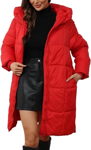 Women's Fall Fashion Winter Trench Coats Quilted Outerwear Winter Jacket Parka Winter Classic Outwear Coats