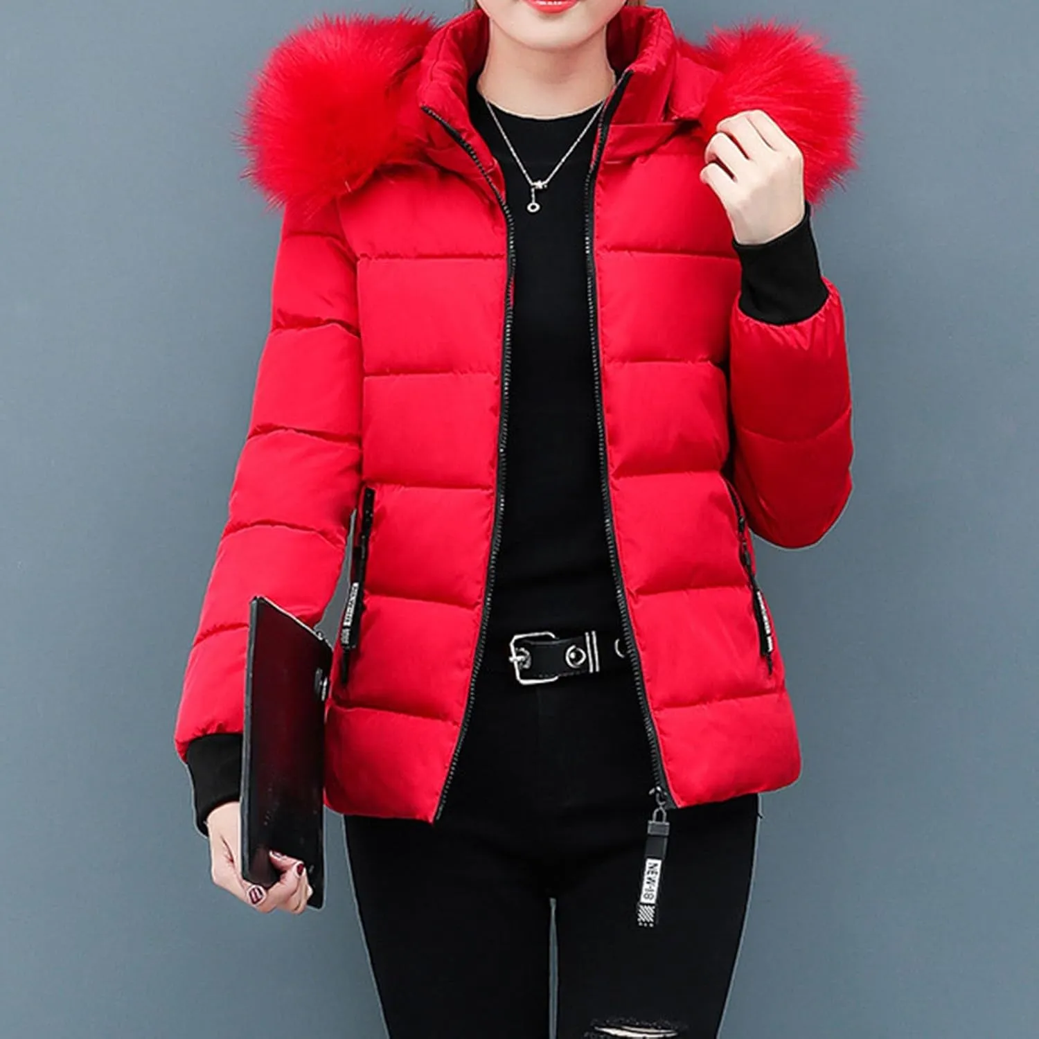 Women's Fall Fashion Winter Trench Coats Quilted Outerwear Winter Jacket Parka Winter Classic Outwear Coats