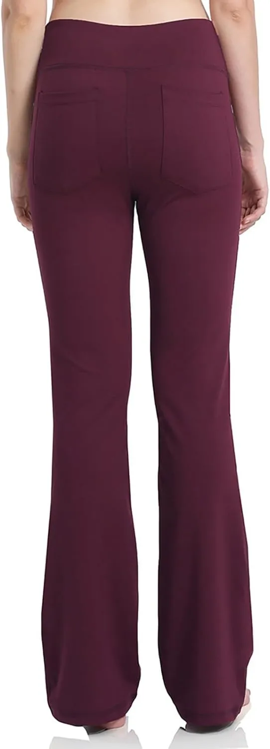 Women's Flare Yoga Pants 2024 Tummy Waisted Yoga Pants Control Pants Flare Leggings for Women Womens Fleece Lined