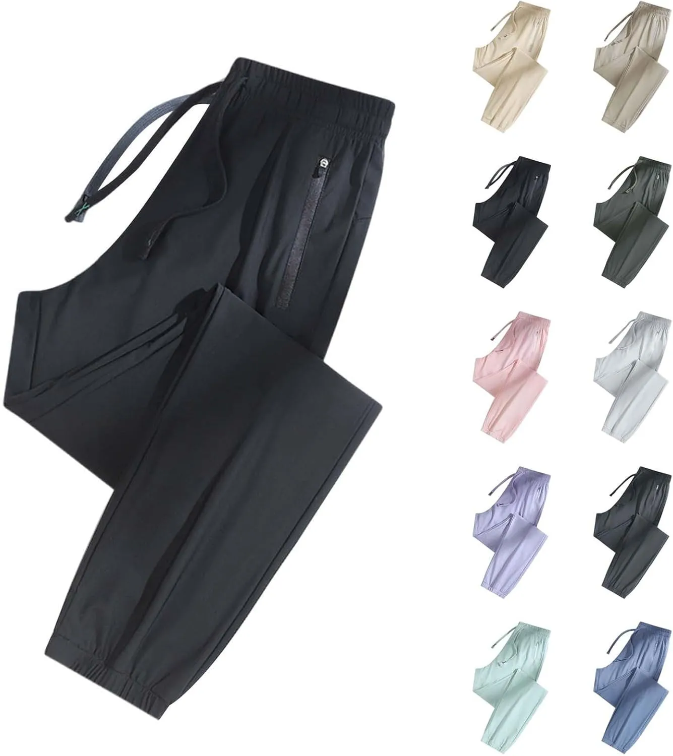 Women's Fleece Lined Pants Casual Linen Elastic Women Leg Solid Cotton Pants Fleece Pants Women Womens Warm Leggings